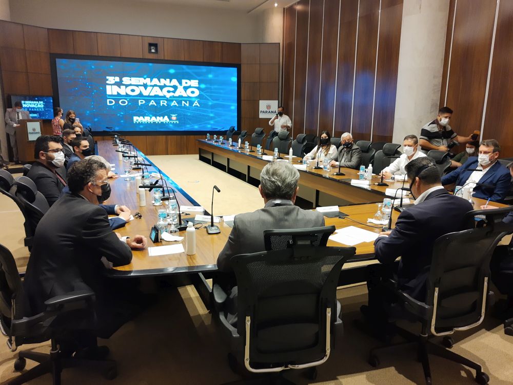 Lançamento da Semana da Inovação reuniu autoridades no Palácio Iguaçu - Foto: Divulgação