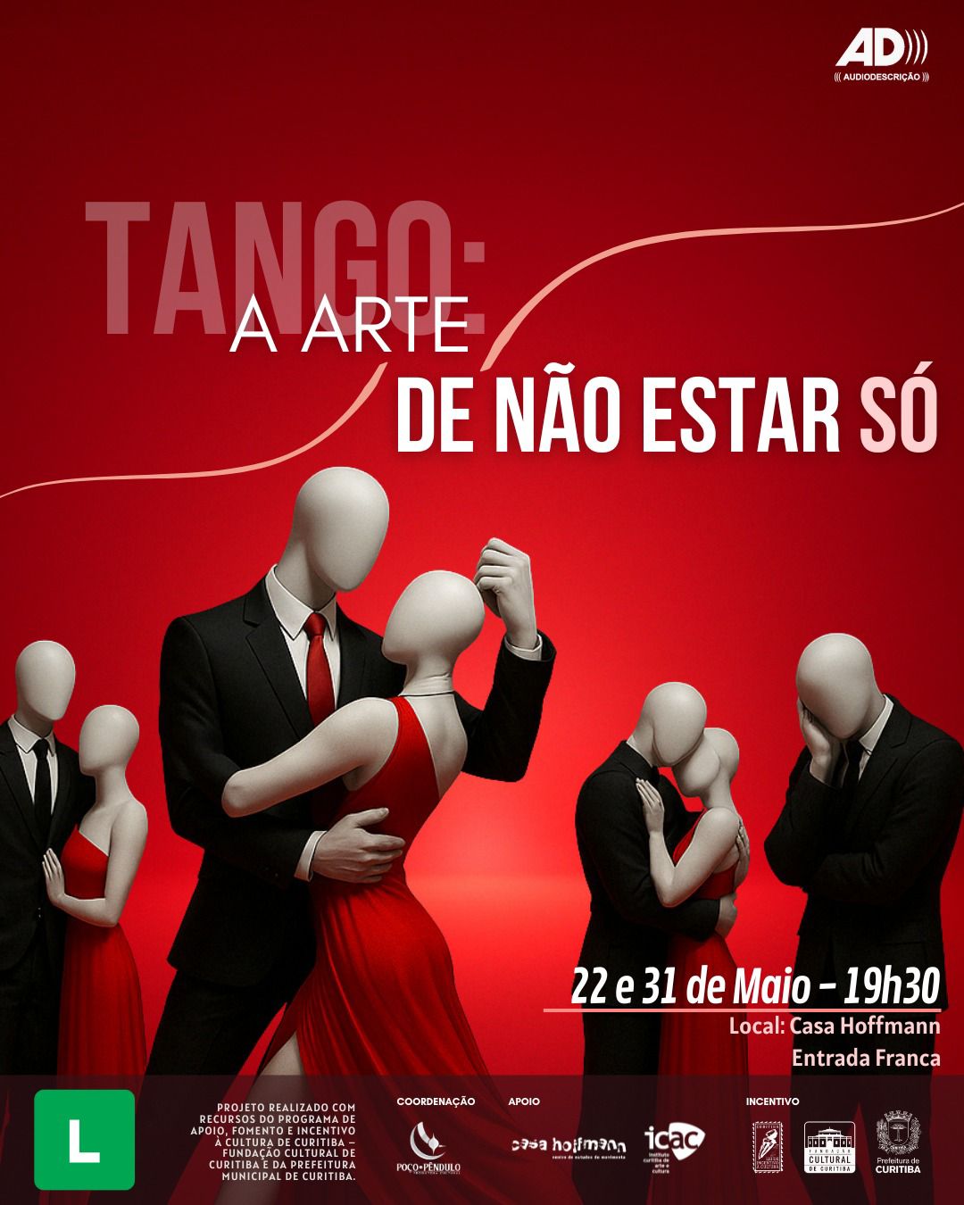 Cultura tangueira é apresentada em projeto de Samara Sfair em Curitiba